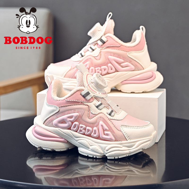 儿童童鞋巴布豆休闲冬季