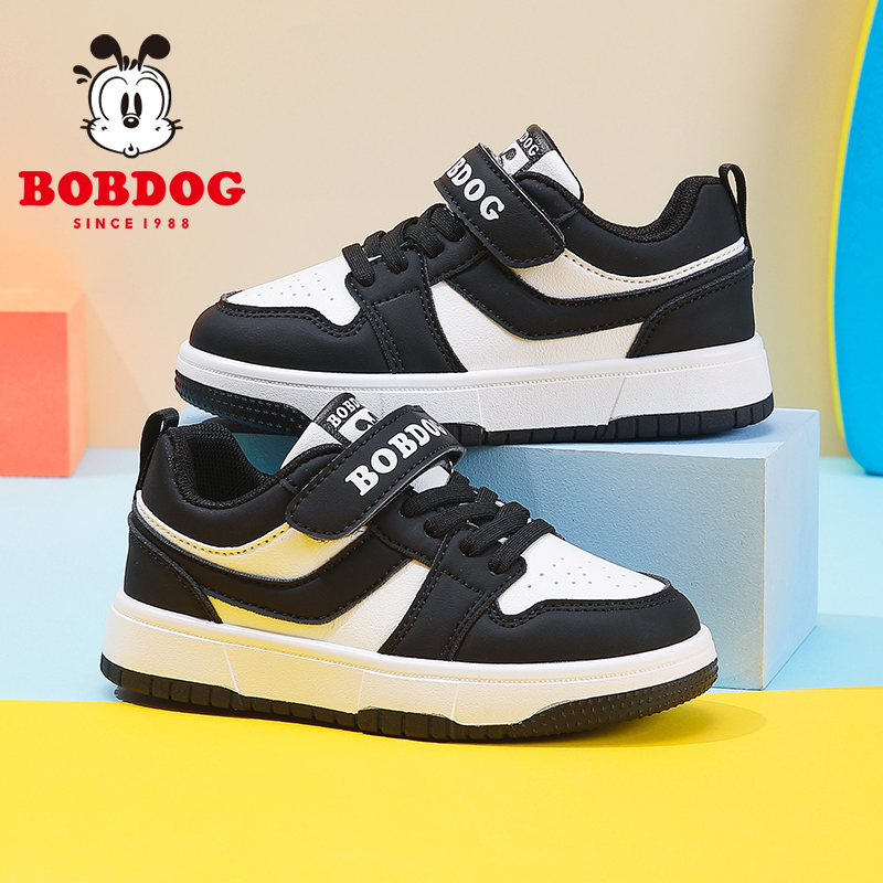 巴布豆童鞋春秋男童板鞋