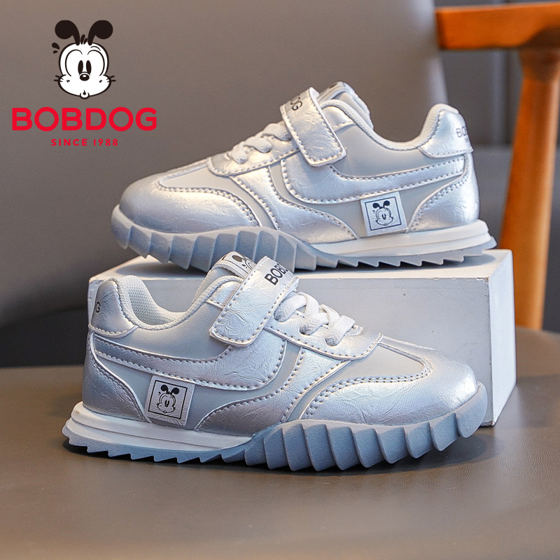 巴布豆童鞋官方旗舰店正品童鞋2025新款男童秋季老爹鞋女孩运动鞋