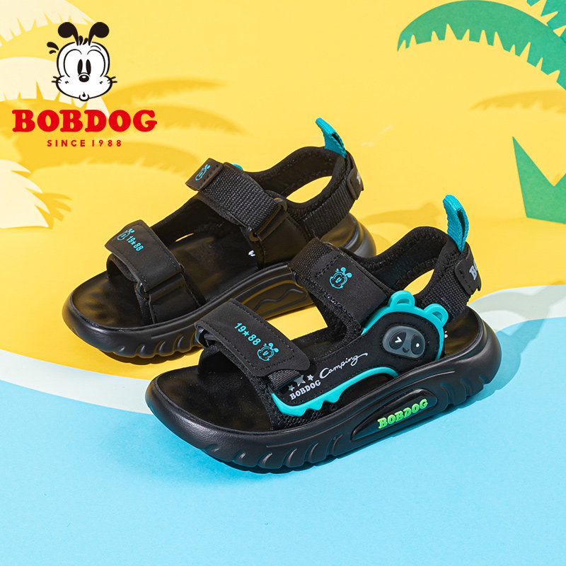 巴布豆童鞋男童凉鞋男孩夏鞋2026新款夏季运动沙滩鞋小孩儿童鞋子