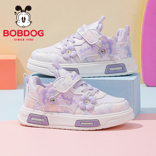 巴布豆童鞋女童板鞋2025新款秋季女宝鞋女大童二棉鞋学生儿童鞋子