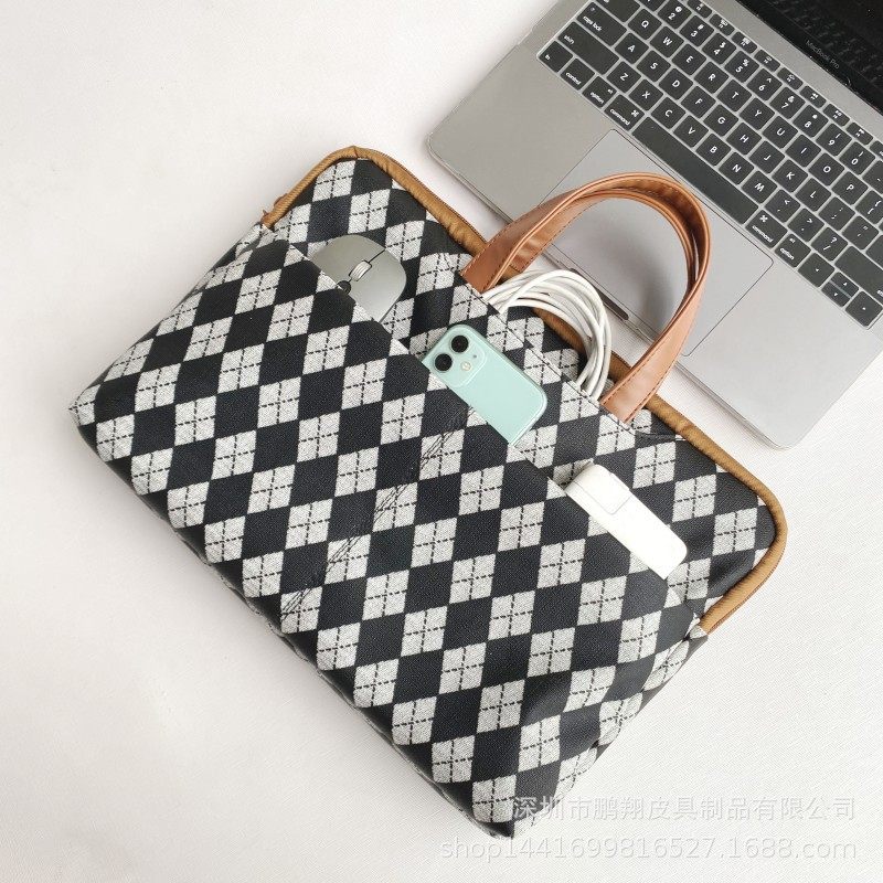 电脑包适用苹果笔记本14寸macair华为女士新款联想手提保护套16内