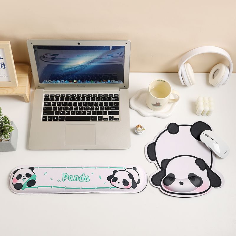 熊猫护腕鼠标垫3D手腕女生立体记