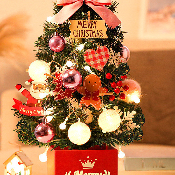 圣诞节装饰新款圣诞树小迷你桌面