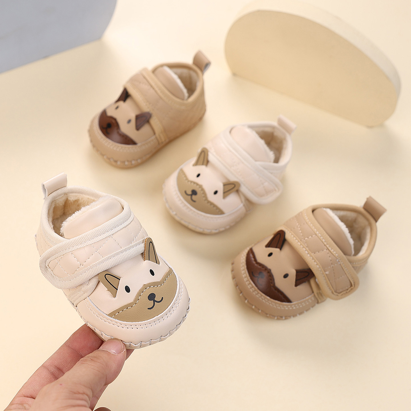 秋冬新款0一1岁半宝宝软底学步鞋子加绒保暖棉鞋婴幼儿卡通防掉鞋,童鞋/婴儿鞋/亲子鞋,学步鞋,淘宝优惠券,粉丝福利购,淘宝优惠卷