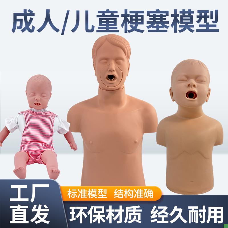 儿童海姆立克模型幼儿窒息模型婴儿梗塞训练M假人海氏急救培训教