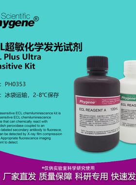 CL超敏E化学发光试剂盒ECL发光液显色剂100mL[PH0353PHYGENE]