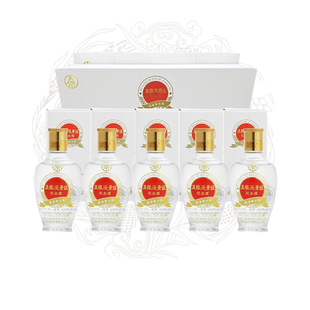 送礼佳品 盒浓香型白酒礼盒装 五粮液股份景区纪念酒52度100ml 5瓶