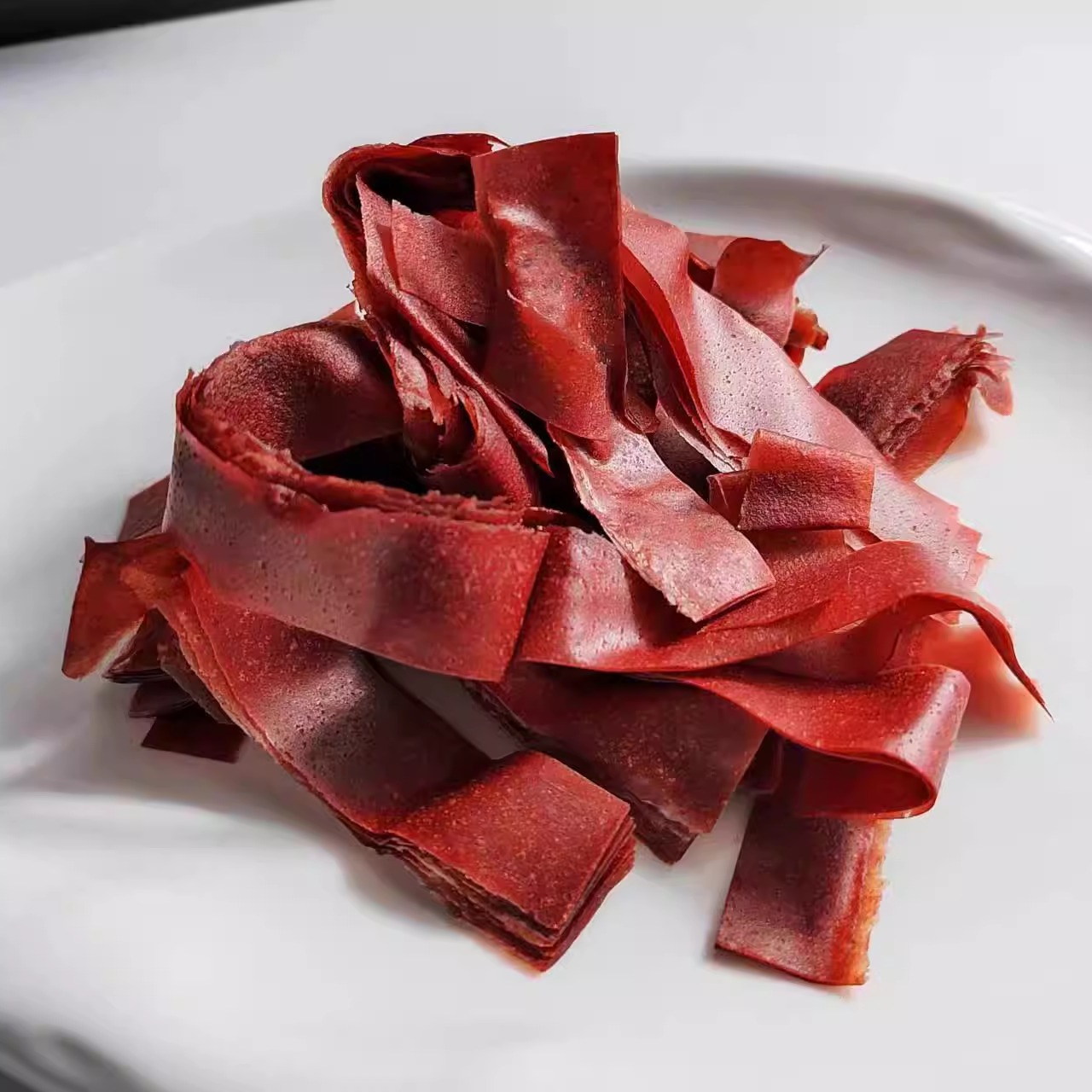 散装超薄山楂皮果丹皮边角料冷菜装饰点缀即食零食