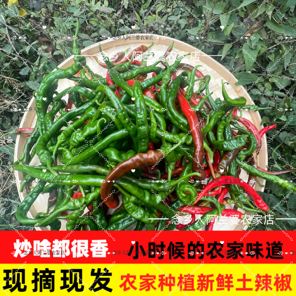 江西新鲜辣椒农家露天中辣香辣湖南薄皮辣椒青线椒蔬菜拔树辣椒,水产肉类/新鲜蔬果/熟食,辣椒,淘宝优惠券,粉丝福利购,淘宝优惠卷