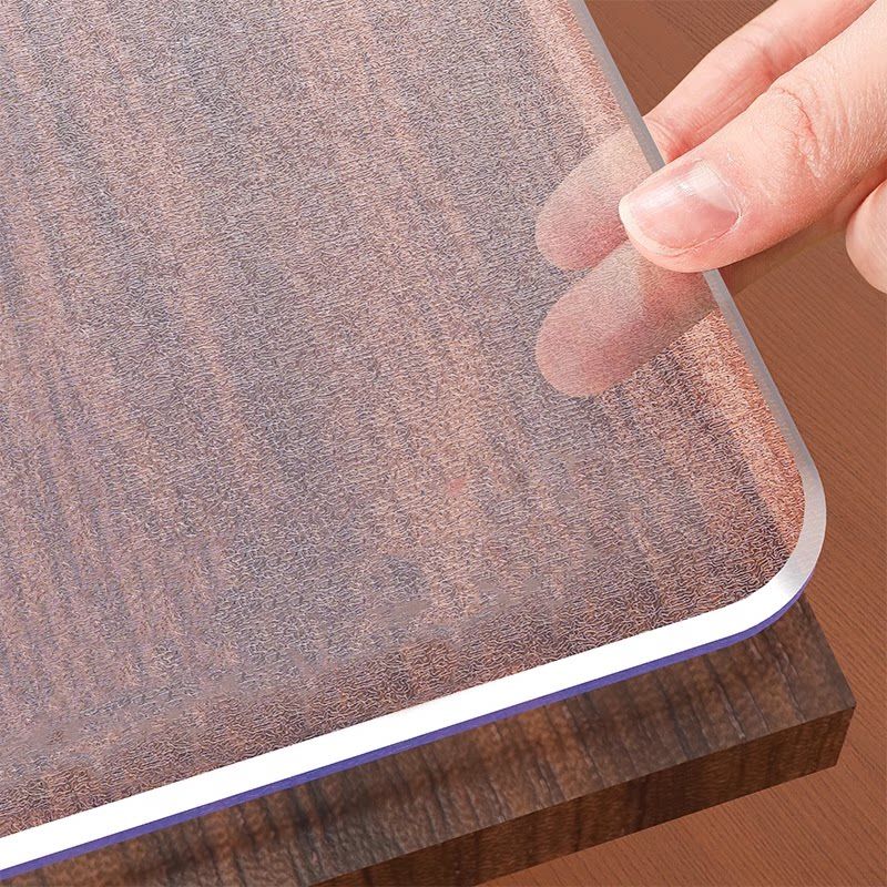 软玻璃PVC桌垫水晶板 防水防烫透明桌面垫书桌学生桌布家用长方形