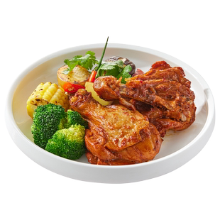 Tyson/泰森慢烤鸡腿奥尔良风味加热软嫩即食空气炸锅260g