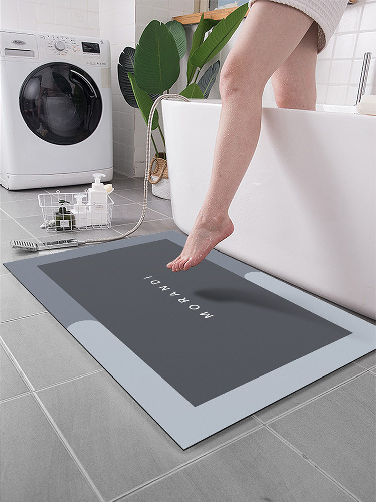 硅藻泥软垫吸水垫卫生间厨房门口地垫浴室防滑脚垫子卫浴厕所地毯,居家布艺,家用脚垫,淘宝优惠券,粉丝福利购,淘宝优惠卷