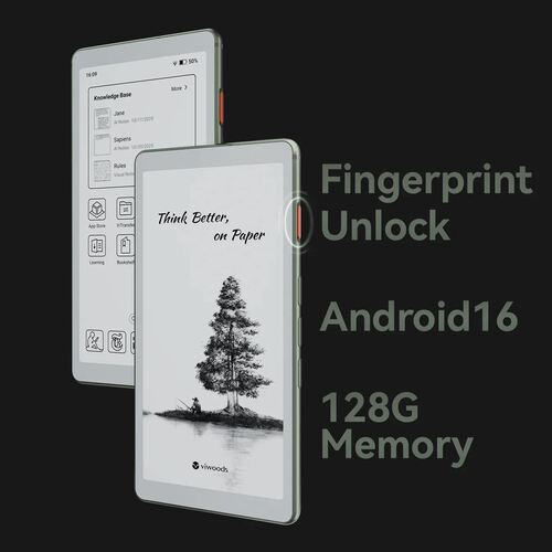 viwoods aipaper reader 6.13英寸300ppi黑白屏电纸书电子阅读器