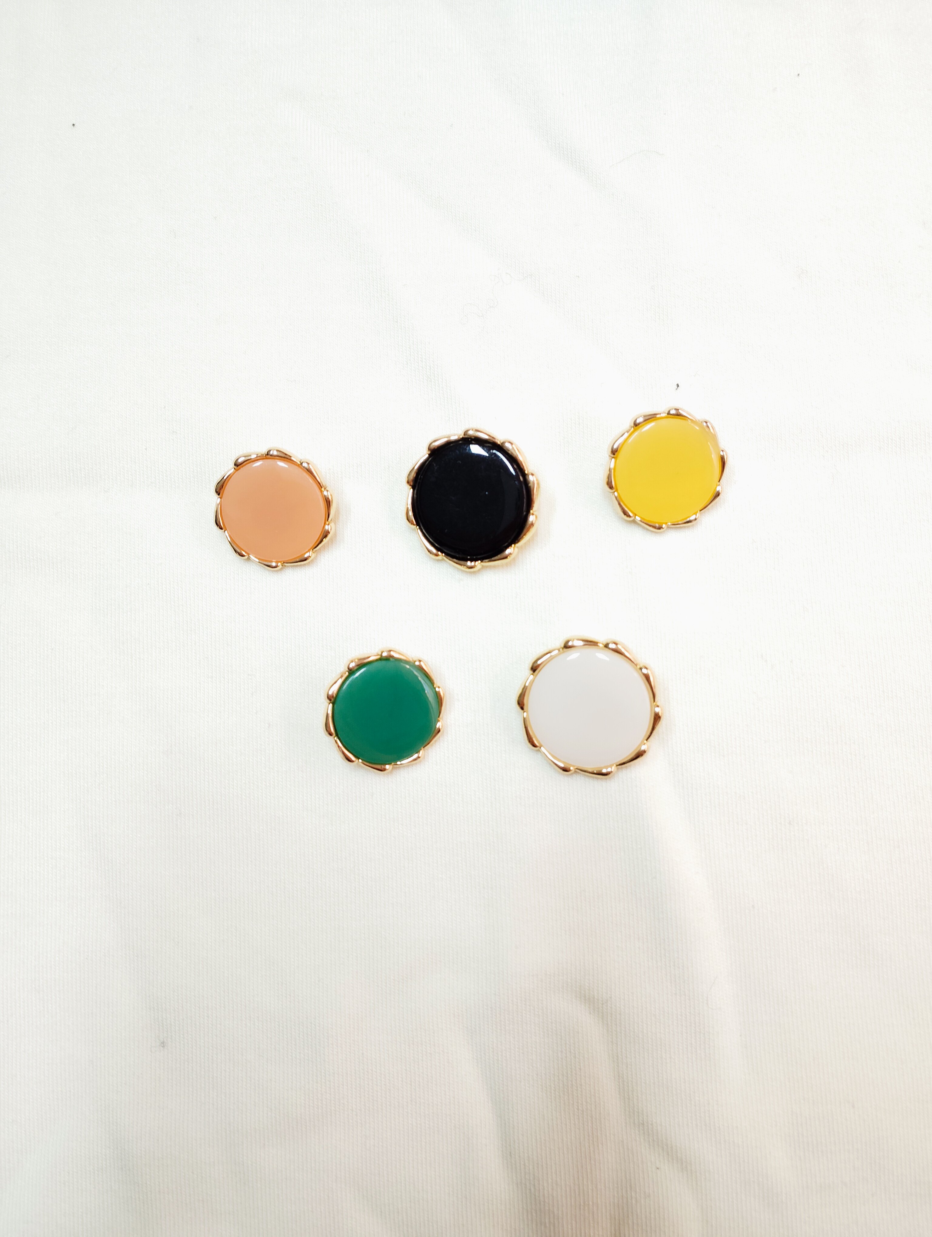 AFF/清新百搭糖果彩色纽扣外套上衣衬衫金属钮扣西服大衣手缝扣