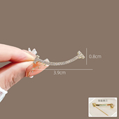 大号微笑别针女防走光扣精致小胸针气质胸花领口装 配饰 饰毛衣开衫