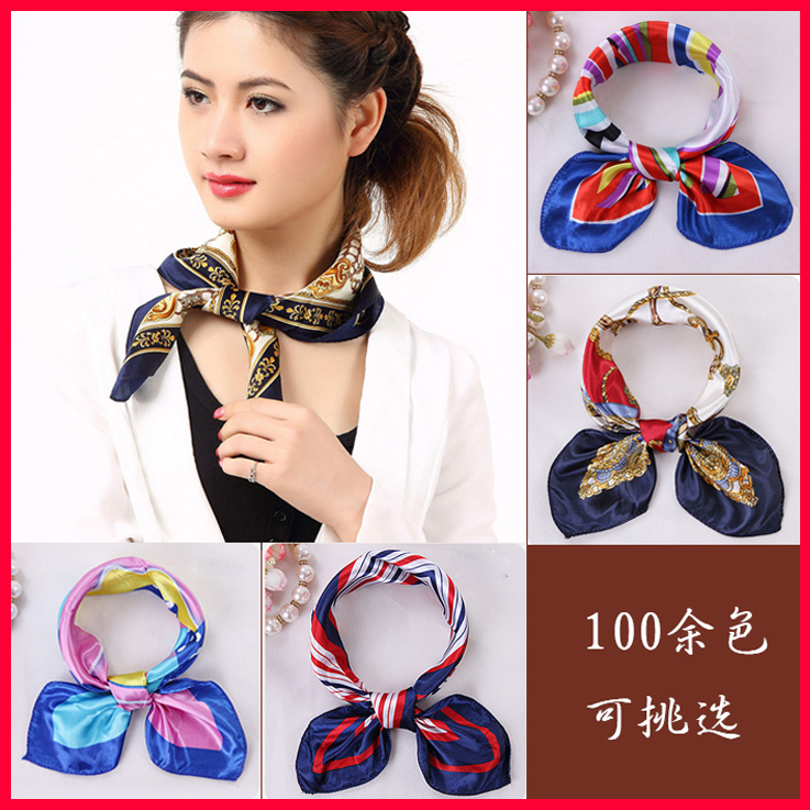 职业装银行礼仪制服50cm小方巾