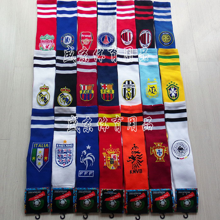 AC米兰尤文足球袜切尔西袜筒阿森纳球袜子巴萨护具皇马装备俱乐部在类目 运动/瑜伽/健身/球迷用品, 足球, 足球袜中 - 来自Buy2taobao.com提供专业的淘宝代购服务