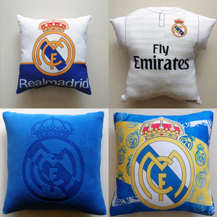 阿森纳方枕皇马抱枕皇家马德里车枕尤文球衣枕尤文图斯靠枕头贝尔