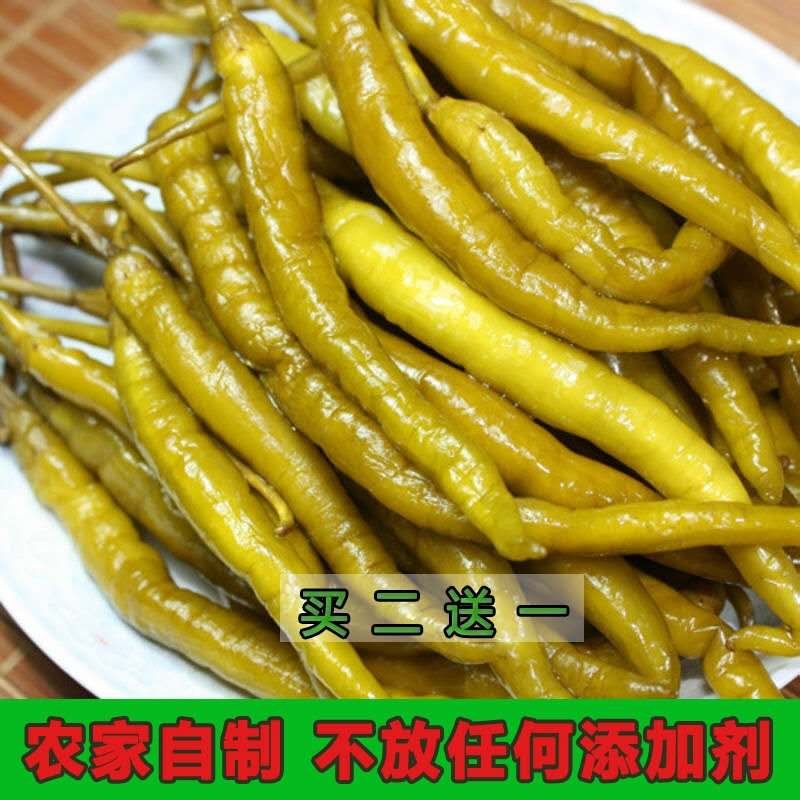 酸辣椒泡腌辣椒500g 香脆可囗 ...