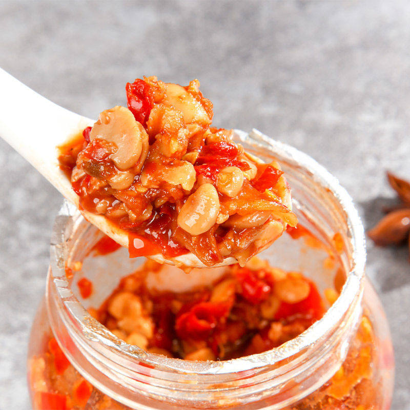 正宗湖南豆瓣酱下饭菜纯手工农家自制 香 微辣拌面拌饭蒸菜好帮手