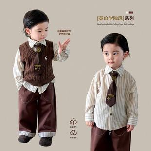 童装男童春装2026新款休闲儿童衣服婴儿宝宝套装