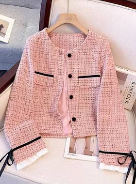 小香风千金名媛短款夹克上衣