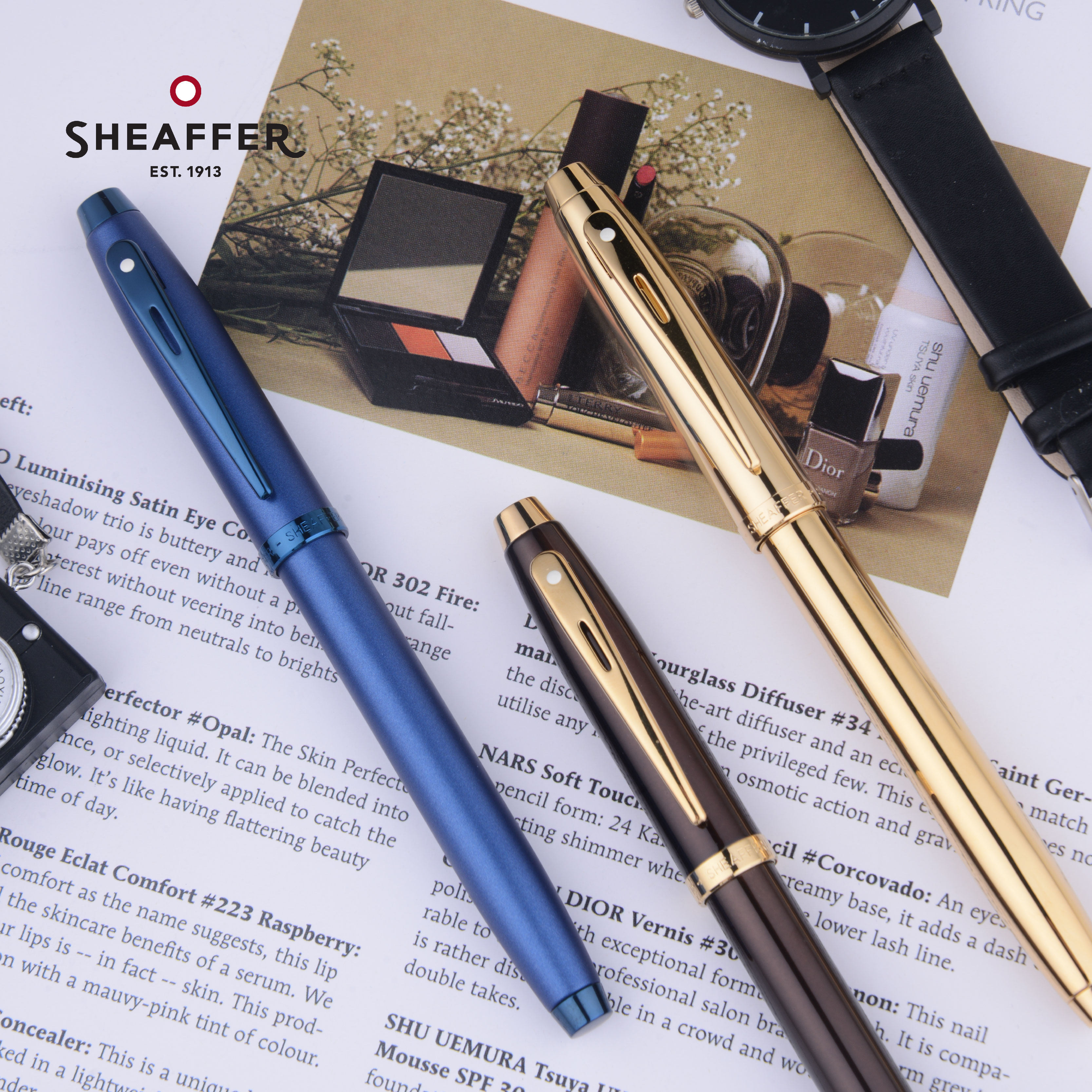 sheaffer/犀飞利100系列金属高档墨水钢笔老师礼物成人书写商务送