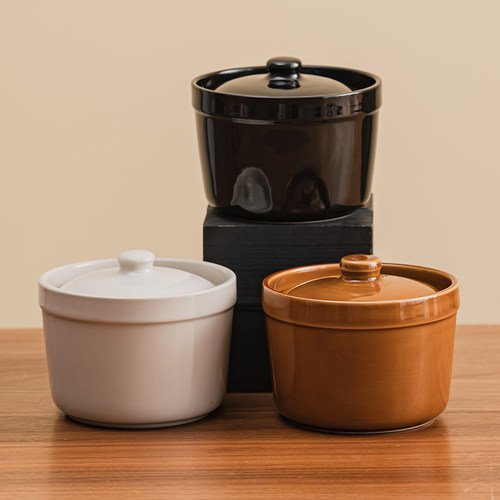 陶瓷炖盅隔水炖家用带盖蒸菜鸡蛋羹汤盅炖罐专用蒸蛋碗煲汤小瓦罐