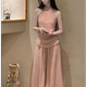 清冷随性新中式 挂脖上衣垂感半身裙两件套 气质无袖 国风套装 女夏季