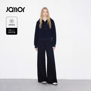 Jamor加墨时尚连帽加厚保暖休闲两件套装显瘦2025冬季新款