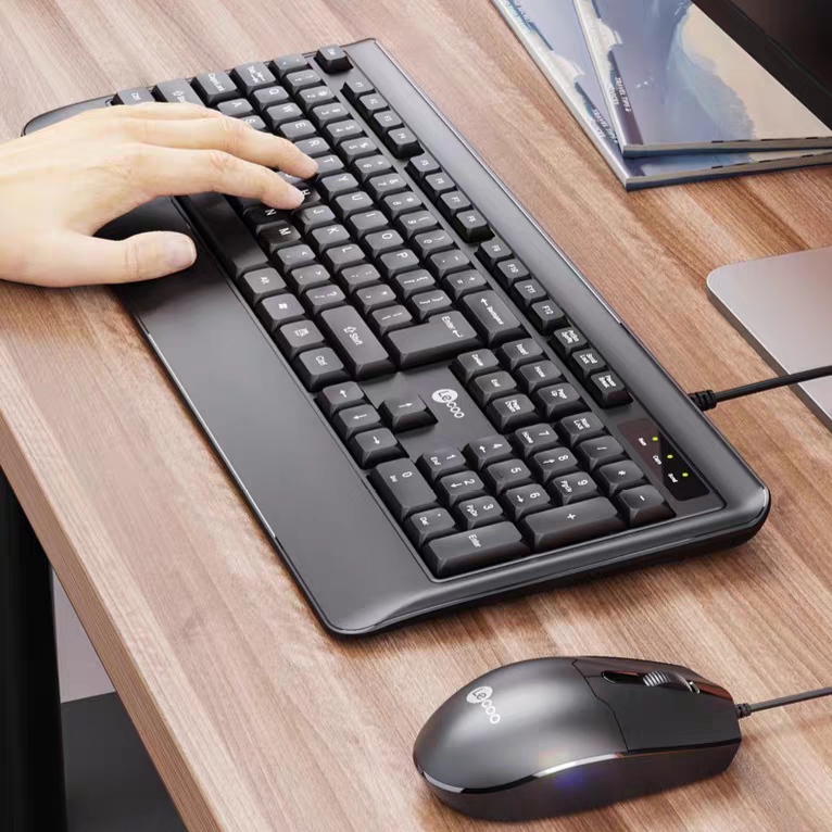 原装正品来酷有线键盘鼠标键鼠套装办公商务游戏USB笔记本