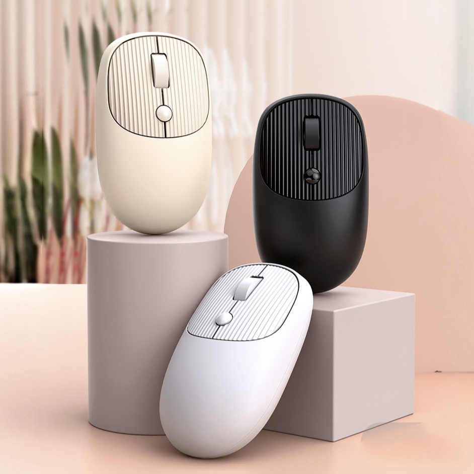 T-WOLF雷狼Q19无线鼠标马卡龙色系USB鼠标可爱简约电池2.4g接收器