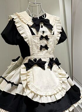 女仆装服女仆cosplay可爱女佣复古女仆裙优雅lolita洛丽塔连衣裙