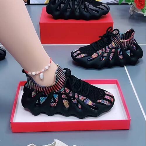 八爪鱼袜子飞织运动鞋女2