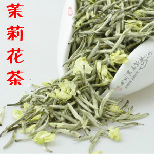 峨眉飘雪茉莉花茶叶花毛峰2023新茶浓香四川特产250g罐装包邮