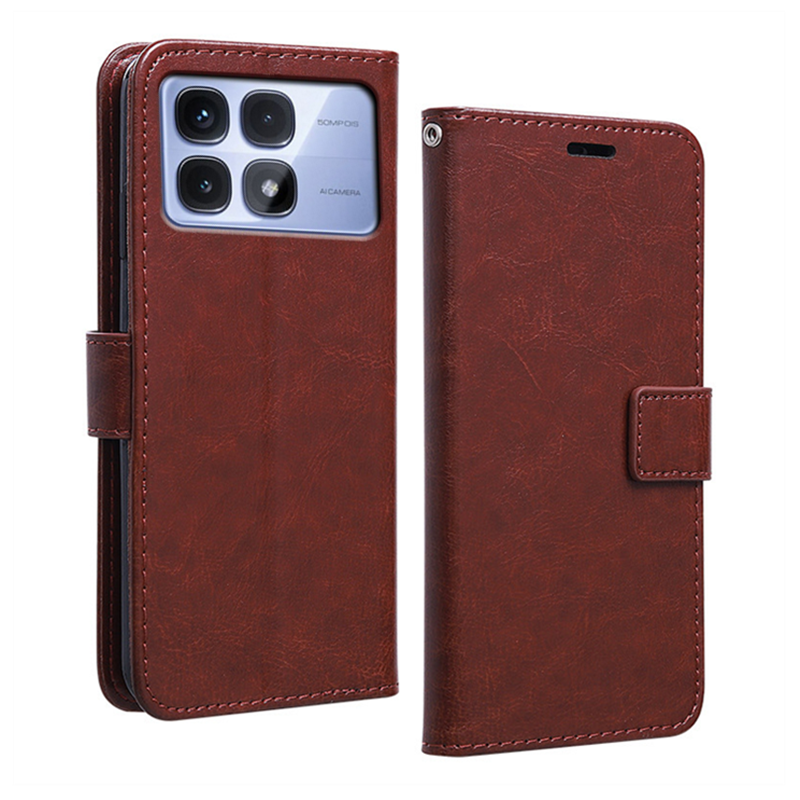 适用红米K70至尊版翻盖保护皮套