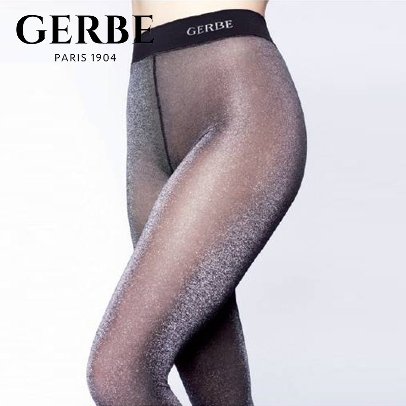 Gerbe100%法国原装进口女士丝袜 连裤袜 闪亮亮女袜 GCETI