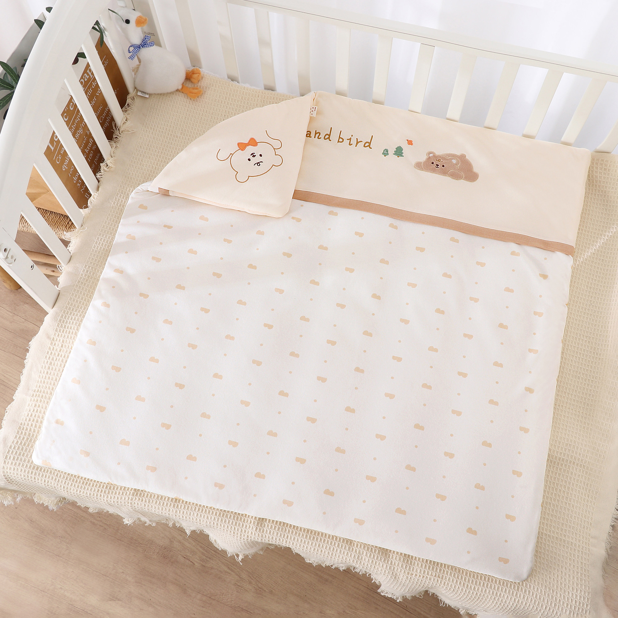 A类纯棉婴儿秋冬季宝宝抱被300g可机洗纯棉加厚保暖外出包被抱毯,婴童用品,婴童抱被/抱毯,淘宝优惠券,粉丝福利购,淘宝优惠卷