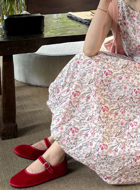 AULDCAT 2025SS「秘密花园」草花印花花苞连衣裙