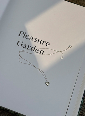 AULDCAT925纯银手敲小桃心项链