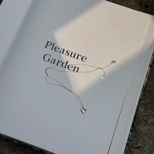 锁骨链 925纯银手敲小桃心吊坠项链 AULDCAT 2026SS