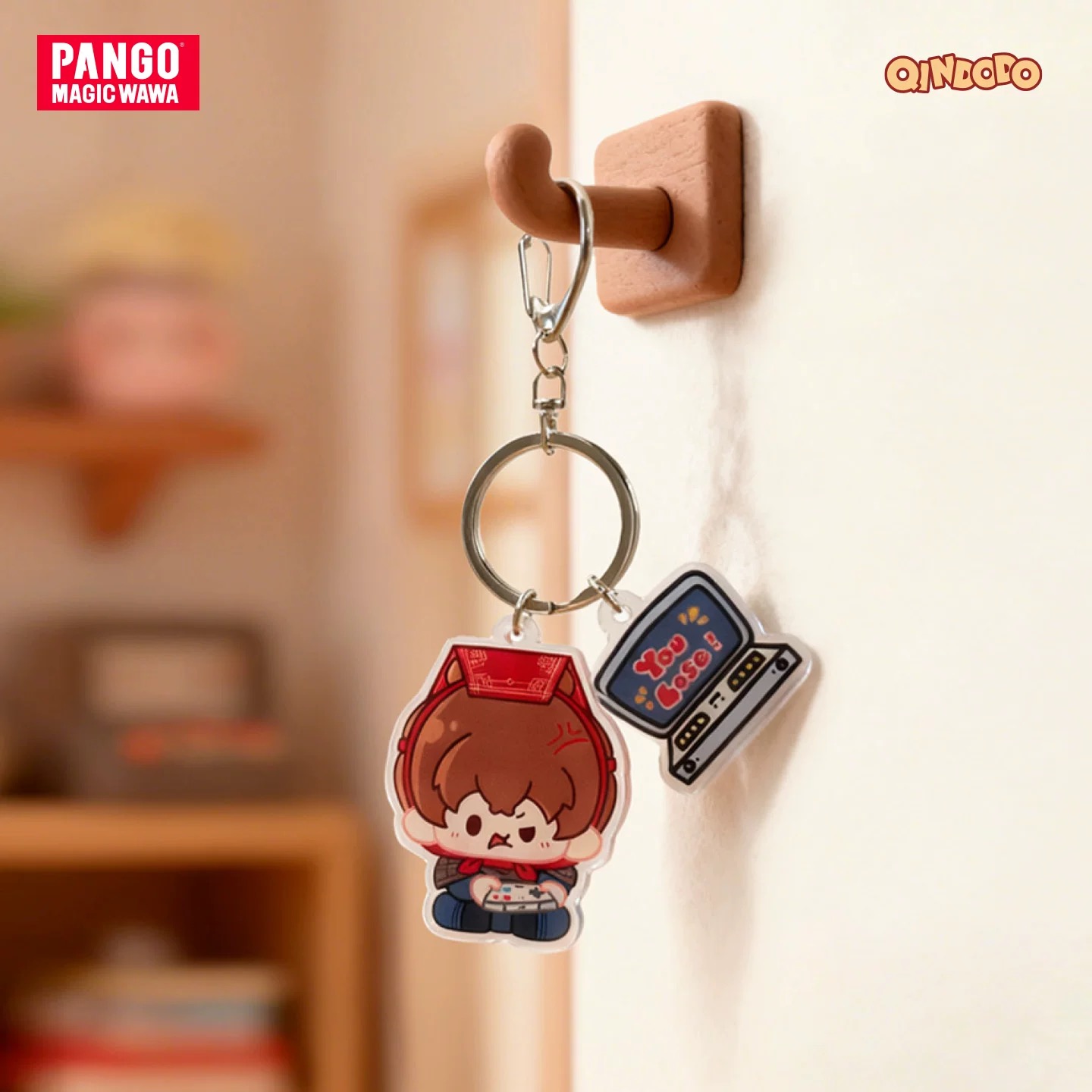 西安文创亚克力钥匙扣秦始皇兵马俑卡通造型西安伴手礼