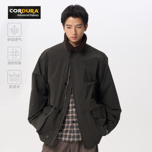 CONTRAFIEND CORDURA®防泼水抗撕裂外套男考度拉多口袋猎装夹克