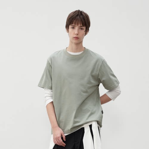 CONTRAFIEND夏凉感纯色圆领coolmax短袖透气polygiene抗菌打底T恤