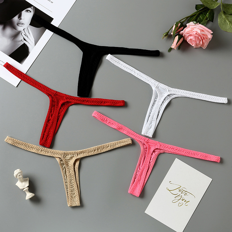 丁字裤女性感情趣火辣妹勒阴激情风低腰欧美细带新款外贸薄款