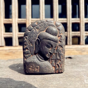 山西文创云冈石窟复古非遗砖雕佛像摆件第五窟旅游纪念品文创礼品