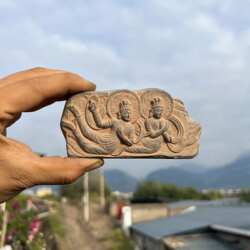 山西大同云冈石窟飞天砖雕冰箱贴文创礼品纪念品伴手礼不是树脂