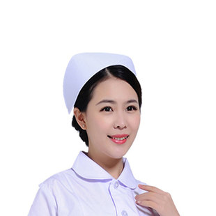 护士帽白色包邮粉色蓝色护士长帽美容医生帽护士服白大褂长袖短袖