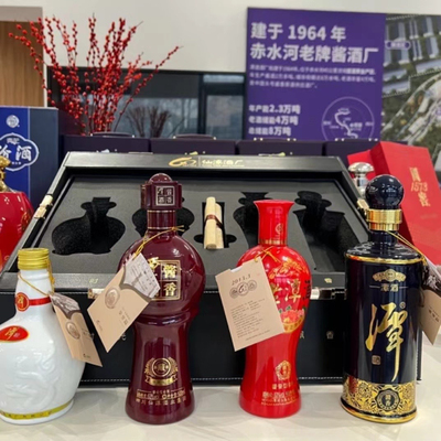 建厂60周年礼盒 53度 500ml*4 龙潭+紫潭+老潭酒+青潭限量款